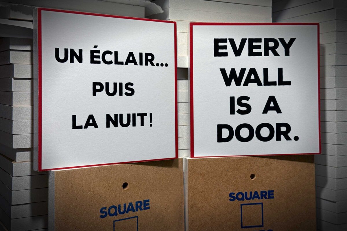 Quadretti con scritte